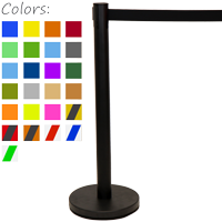 Retractable Crowd Control Barrier