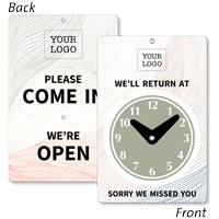 Custom Sorry We Missed You Be Back Clock Sign