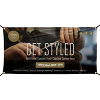 Custom Barber Shop Vinyl Banner