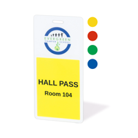 Custom School Hall Passes with Logo