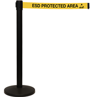 Retractable Crowd Control Barrier