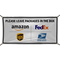 Leave Packages In The Box Delivery Banner