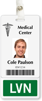 Lvn Badge Buddy For Vertical Identity Cards