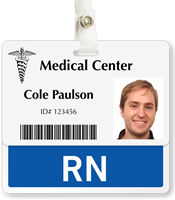 RN Badge Buddy For Horizontal Identity Cards