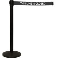 Retractable Crowd Control Barrier