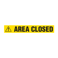 Area Closed Barricade Tape