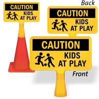 Caution Kids At Play ConeBoss Sign