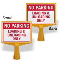 Loading And Unloading ConeBoss Sign
