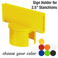 Stanchion Pole Sign Adapter