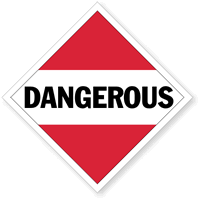 Dangerous Mixed Loads Placard