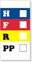 RTK Color Bar Mini Label