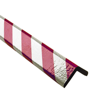 H+ Extra Thick Corner Bumper Reflective Silver/Red Self Adhesive