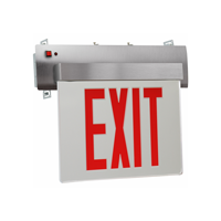 New York Approved Edge Lit LED Exit Sign