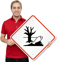 GHS Dangerous For Environment Pictogram ISO Sign