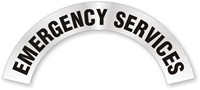 Emergency Services Rocker Hard Hat Decals