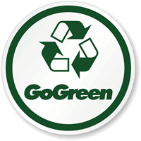 Gogreen Hard Hat Decal