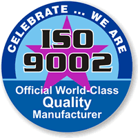 ISO 9002 COMMITMENT TO QUALITY Hard HAT DECAL
