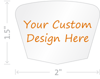 Add Your Design Here Custom Hard Hat Decal