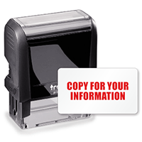 Copy For Information Stamp