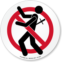 Do Not Backstab Graphic No Backstabbing Sign