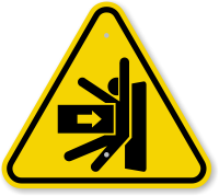 ISO Body Crush, Force From Side Symbol Sign