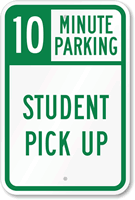 10 Minute, Time Limit Parking Sign