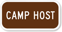 Camp Host Sign