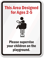 Playground Rules Safety Sign