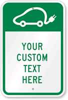 Your Custom Text Here with Graphic Sign