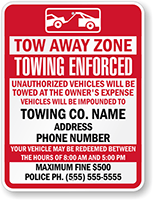 Tow Away Zone