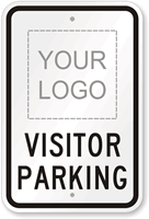 Your Logo - Visitor Parking Custom Sign