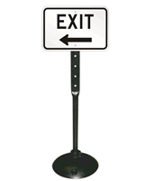 Exit Sign & Post Kit (with Left Arrow)