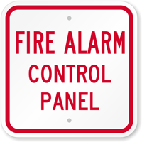 Fire Alarm Control Panel Sign