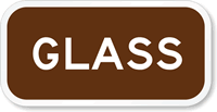 Glass Sign