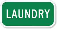 Laundry Sign