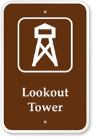 Lookout Tower  Campground Guide & Park Sign