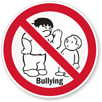 No Bullying Sign