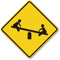 Playground Graphic Reflective Aluminum Sign