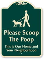 Dog Poop Sign