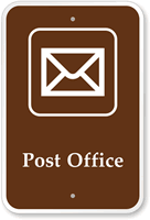 Post Office  Campground Guide & Park Sign