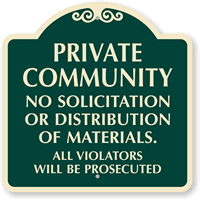 Private Community No Distribution Of Materials SignatureSign