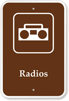 Radios  Campground Guide & Park Sign