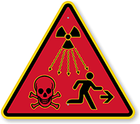 Radiation Warning Sign