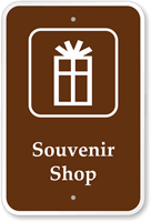 Souvenir Shop Campground Park Sign