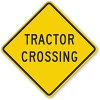 Tractor Crossing Sign