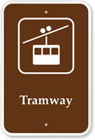 Tramway  Campground Guide & Park Sign