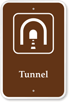 Tunnel  Campground Guide & Park Sign
