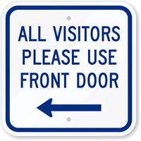 All Visitors Please Use Front