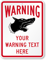 Custom Warning Sign