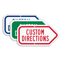 Add Your Custom Directions Right Arrow Sign